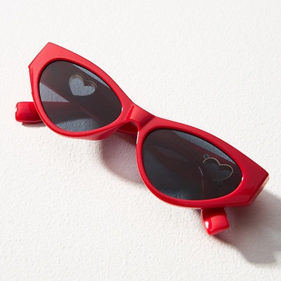 Anthropologie Heart Cut Out Sunglasses New With Tags main image 4